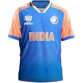India Cricket Fan Jersey, 2024, X-Large, Blue