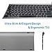 Macally Ultra-Slim USB-C Wired Computer Keyboard for USB Type-C Apple MacBook Pro/Air Laptops, iMac Pro Desktops - Plug and Play - No Drivers (Space Gray)
