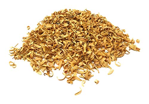 Pure Orange Flower Petals - beautiful dried orange flower petals that can be enjoyed as tea infusion, infused water or as ingredients of bath bombs, candles and potpourri, decoration, sprinkles