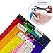 Kyerivs Colored Clip in Hair Extensions 20 inch Rainbow Heat-Resistant Straight Highlight Hairpieces Cospaly Fashion Party Christmas Gift For Kids Girls 12 Color in 24 pcsthumb 4