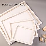 H&S Set of 4 Artist Blank Canvas Boards 20x30 to 50x60 cm A1 A2 view 7