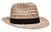 MIRMARU Summer Foldable Trilby Short Brim Lightweight 100% Linen Crushable Fedora Hat with Band(Beige)