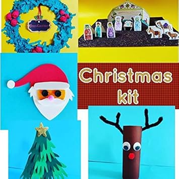 Download Buy Christmas Craft Kit By Digitox Kits Diy Kit Santa Claus Magnet Reindeer Wreath Nativity Set Christmas Tree Online At Low Prices In India Amazon In PSD Mockup Templates