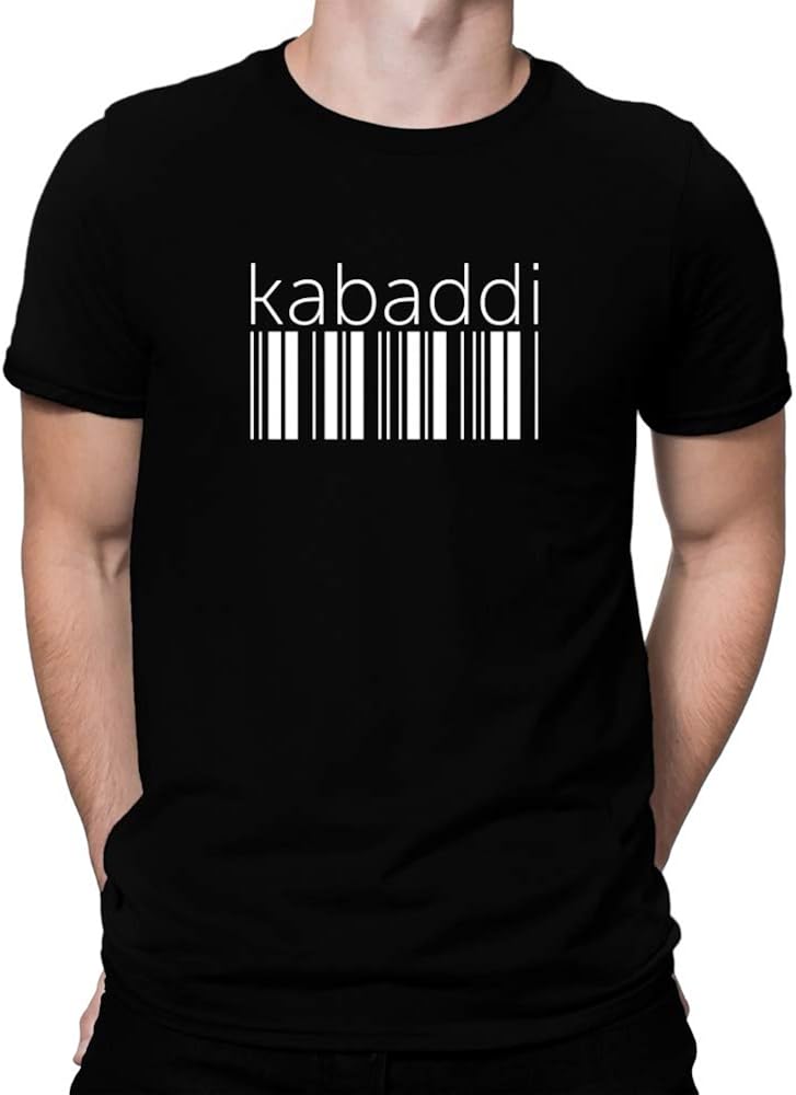 Amazon.com: Teeburon Kabaddi Lower Barcode T-Shirt: Clothing