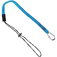 Palmer Safety Tool Lanyard w/Single Carabiner & Adjustable Loop End, Maximum Strength 7KG / 15.0lbs, 52" Total Length, Aluminum Screw Lock Carabiner T2203 (1-Pack)