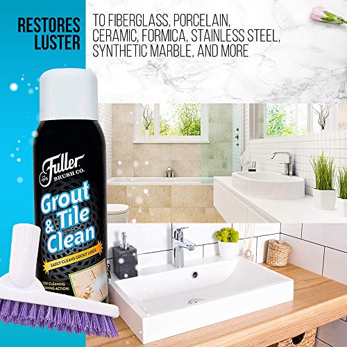 Fuller Brush Grout & Tile Cleaner Set Heavy Duty Solution For