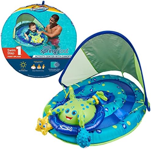 Sun Canopy Amazon Baby Float With Canopy SwimWays Baby