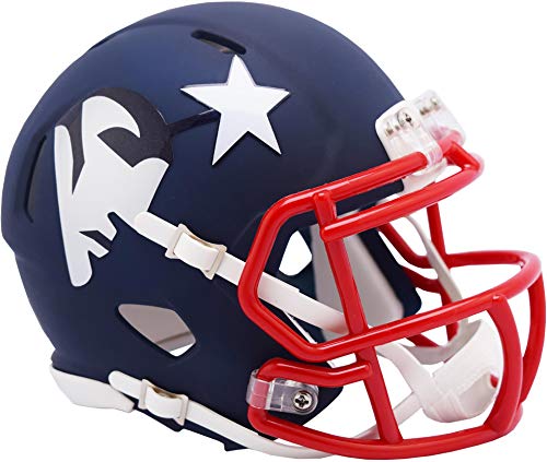 Riddell New England Patriots AMP Alternate Revolution Speed Mini Football Helmet - NFL Mini Helmets