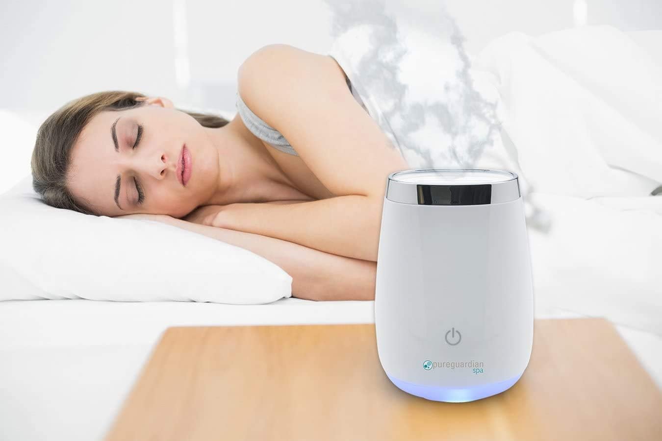 Guardian Technologies Essential Oil Diffuser, Ultrasonic, Cool Mist, Aromatherapy Creates Relaxing Environment, Soothing Optional Night light, Runs up to 5-8 hours, Pure Guardian SPA210: Health & Personal Care