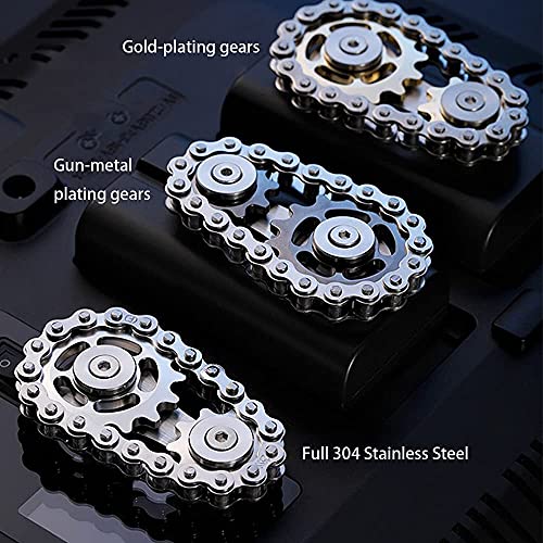 Gatwey Sprockets Chain Fidget Toys Metal Sensory Bike Chain Gears