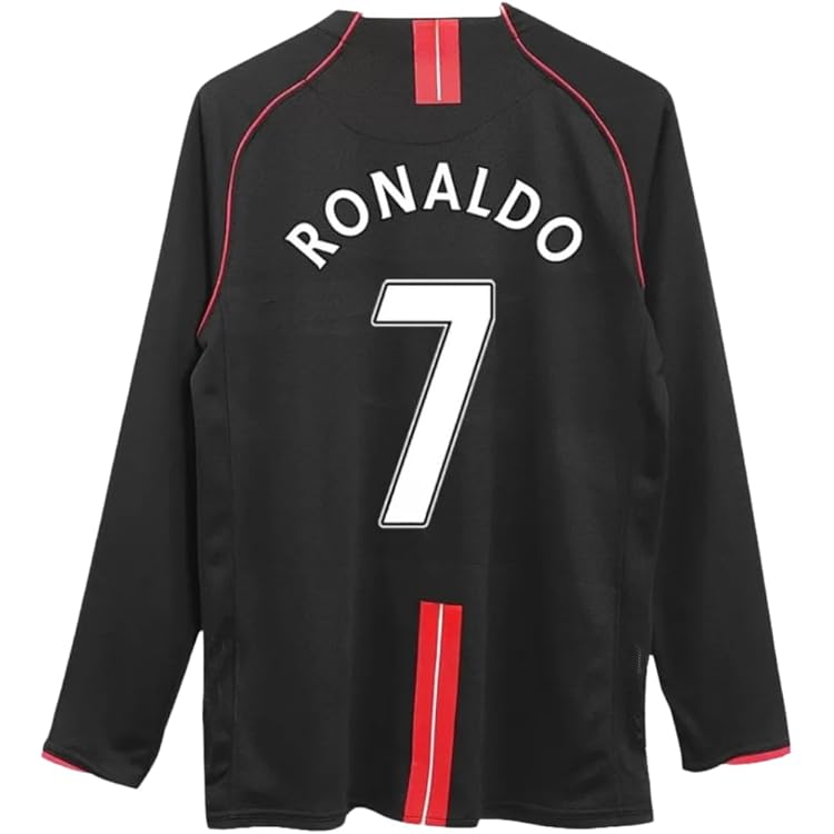 Amazon.com : Ronaldo #7 Man U Retro Red Long Sleeve 07/08 Soccer