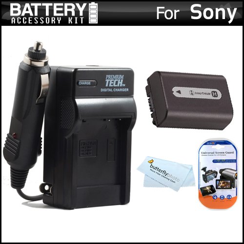 Battery And Charger Kit For Sony Cyber Shot Dsc Hx100v