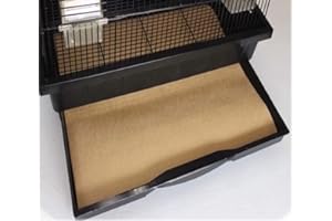 BirdCageLiners - Small Cages - Pick-Your-Size - 100 Pre-Cut Sheets - 18 x 18-150 Ft. 40 Pound Paper