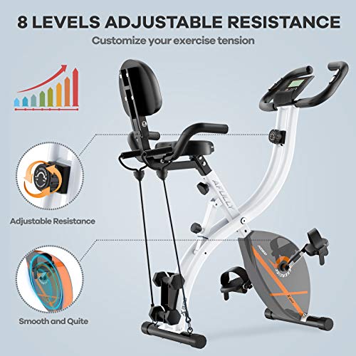 Folding Exercise Bike With Arm 