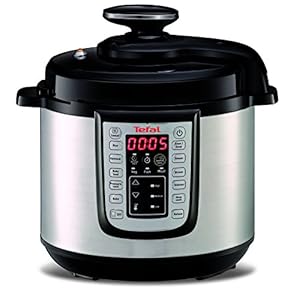 Tefal All-in-One Electric Pressure/Multi Cooker, (6 Portions), Black/Stainless Steel, CY505E40, 6L, 1600W