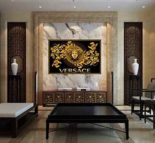 purenet Versace Abstract Art On Canvas Made in The US (20X27)