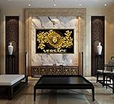 purenet Versace Abstract Art On Canvas Made in The US (12X16)