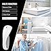 OXA Smart 1000W Ultra-Compact Handheld Garment Steamer, 20s Fast Steaming with 2 Brushes, Portable Fabric Clothes Steamer - Portable, Safe, Lightweight and Perfect for Travel & Home (White)