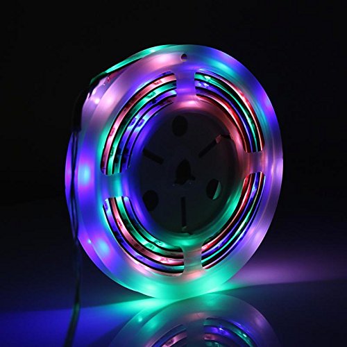 Sala-synth - LED Strip Waterproof 2M 60LED DC 3V Battery Powered Light Strips Flexible Light Ribbon Tape Neon Tape Decor Lamp Strip