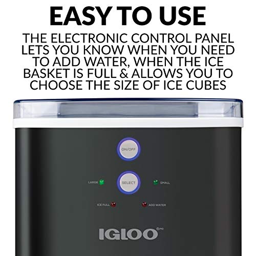 Igloo ICEB33BS LargeCapacity Automatic Portable Electric Countertop