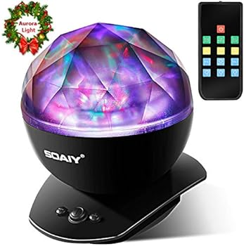 Zeonetak Colorful Automatically Moving Water Wave LED Projector Sleep