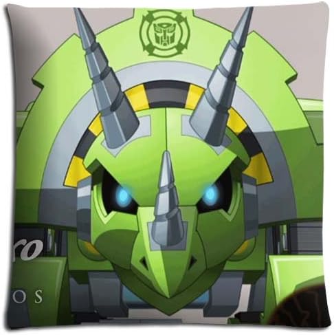 Fade Resistant Polyester Cotton Cushion Pillow Case Super-soft Transformers Rescue Bots Zippered 18x18 inch 45x45 cm
