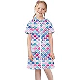 skogafoss Girls Swim Cover Up Toddler Zip-Up Beach Pool Swimwear kids Hooded Swimsuit