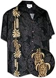 Hawaiian Tiki Panel Aloha Shirt