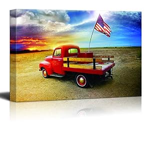 Flag Day Theme Home Artwork for Living Room Bedroom