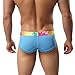 YiZYiF Men's Comfy Underwear Breathe Shorts Briefs Soft Underpants Blue Large