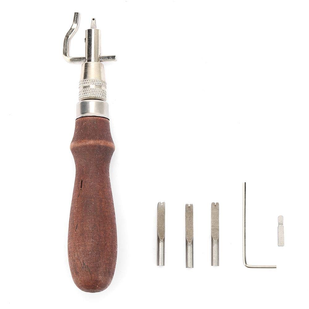 Leather Craft Tool 7 in 1 Pro Adjustable Sewing Slot Leather Edge Sewing Edges Filter Tool Leathercraft Kits