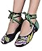 AvaCostume Womens Embroidery Classics Butterfly Cheongsam Flat Shoes, Black, 38