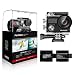 AKASO Brave 4 4K 20MP Action Camera Ultra HD Waterproof Underwater Camcorder with 2X Batteries with 2X 8GB Micro SD Memory Cards + Hard Shell Carrying Case + Morethumb 1