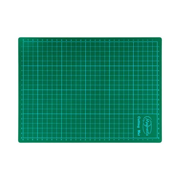 magnetiks Schneidematte 2er Set - DIN A3 und DIN A4 im 2er Set Schneideunterlage - selbstheilend doppelseitig grÃ¼n – Bild 5