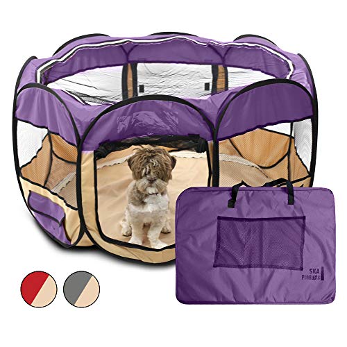 SKA Products Purple 45" Pop Up Puppy Pet Playpen