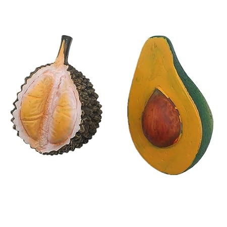 MUYU Magnet Imán para Nevera Durian Avocado 3D, decoración del ...