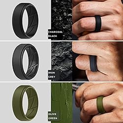 ThunderFit Silicone Wedding Ring for Men