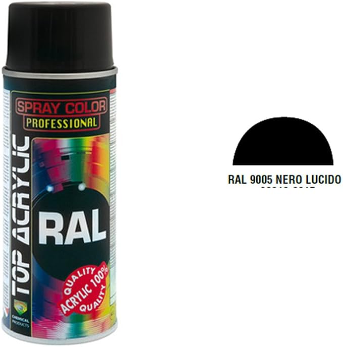 Spray Gloss Black RAL 9005 Amazon.co.uk DIY & Tools