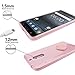 Nokia 6 Case,Silverback Girls Bling Glitter Sparkle Cute Phone Case with 360 Rotating Ring Stand, Soft TPU Outer Cover + Hard PC Inner Shell Skin for Nokia 6 -Rose Gold