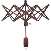 Knit Picks Premium Umbrella Yarn Swift - Winder for Knitting and Crocheting | Made of cocobolo hardwood, useful for making yarn balls or cakes, clamps to table.