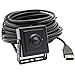 ELP Mini Pinhole VGA USB Camera with Housing for Computer UVC USB2.0 Video PC Camera 0.3Megapixel Lightburn Camera with 3.7mm Lens 480P Webcam for Home Surveillance