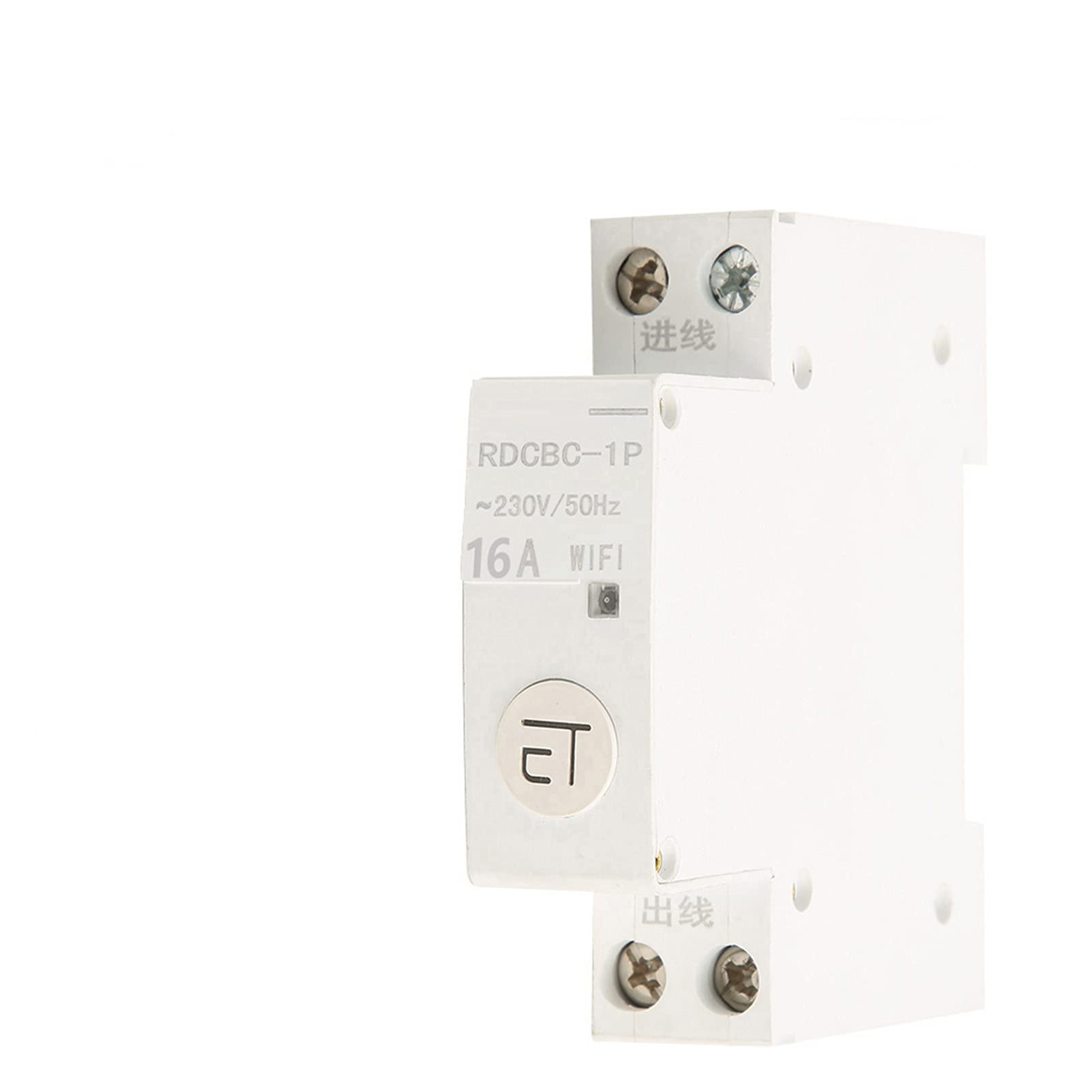 Smart WiFi Remote Switch, Intelligent Timer Circuit Breaker for Distribution Box (1P 16A) - 1P AC230V 50Hz IP20