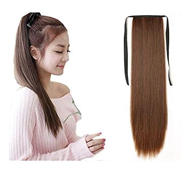 Amazon Com Long Tie Up Ponytail Hair Extension One Piece