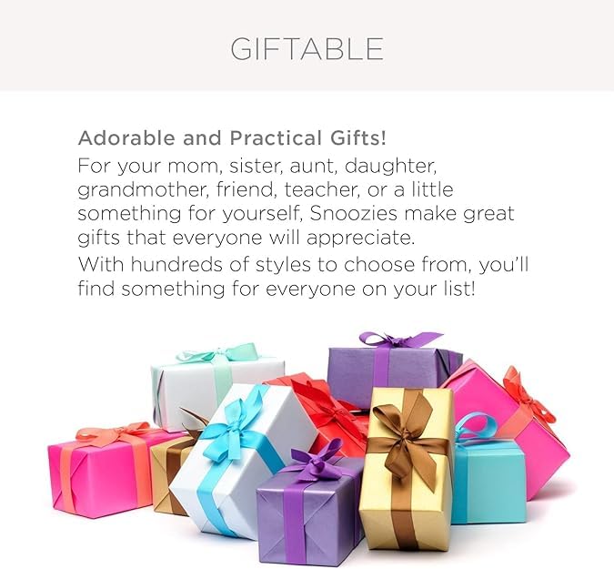 Snoozies Animal Slipper Socks for Women, Funny Animal and Fuzzy Slippers Soft Non-Slip with Sherpa Lining, Cute Slippers|Elephants, Medium