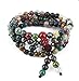 Yosoo Buddha Buddhist India Agate Prayer Mala Beads Bless Bracelet Necklace