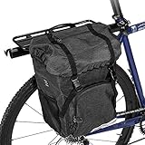 COTEetCI Bicycle Trunk Bag Multifunction Saddle Rack Bag Waterproof Pannier Bike Rear Seat Bag Cycling Cargo Carrier