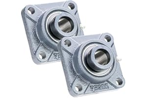 QJZ2K 2X 1 in Square Flange Units Cast Iron HCFS205-16 Mounted Bearing HC205-16+FS205