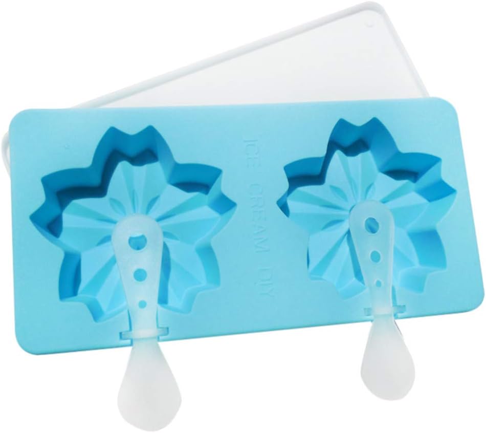 3D Ice Cream Silicone Mold of Summer,DIY Popsicle Mold,Easy to Demould,Easy to Use(A)