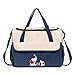 SoHo Animals Diaper Tote Bag 10 Pc, Elephants Blue