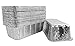 Handi-Foil 2 lb. Disposable Aluminum Foil Loaf Bread Pan w/High Dome Lid (Pack of 25 Sets)
